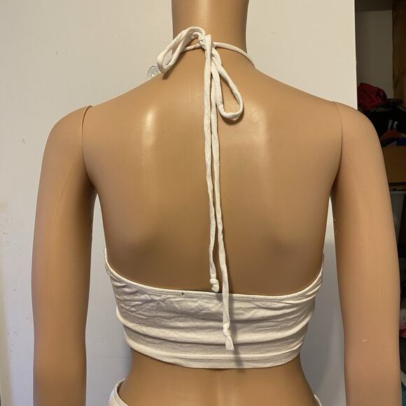 Ambiance Teens Jrs S Stretch Crop TankTop Y2K Summer Romantic Sexy Lot Of 2 - Picture 8 of 9